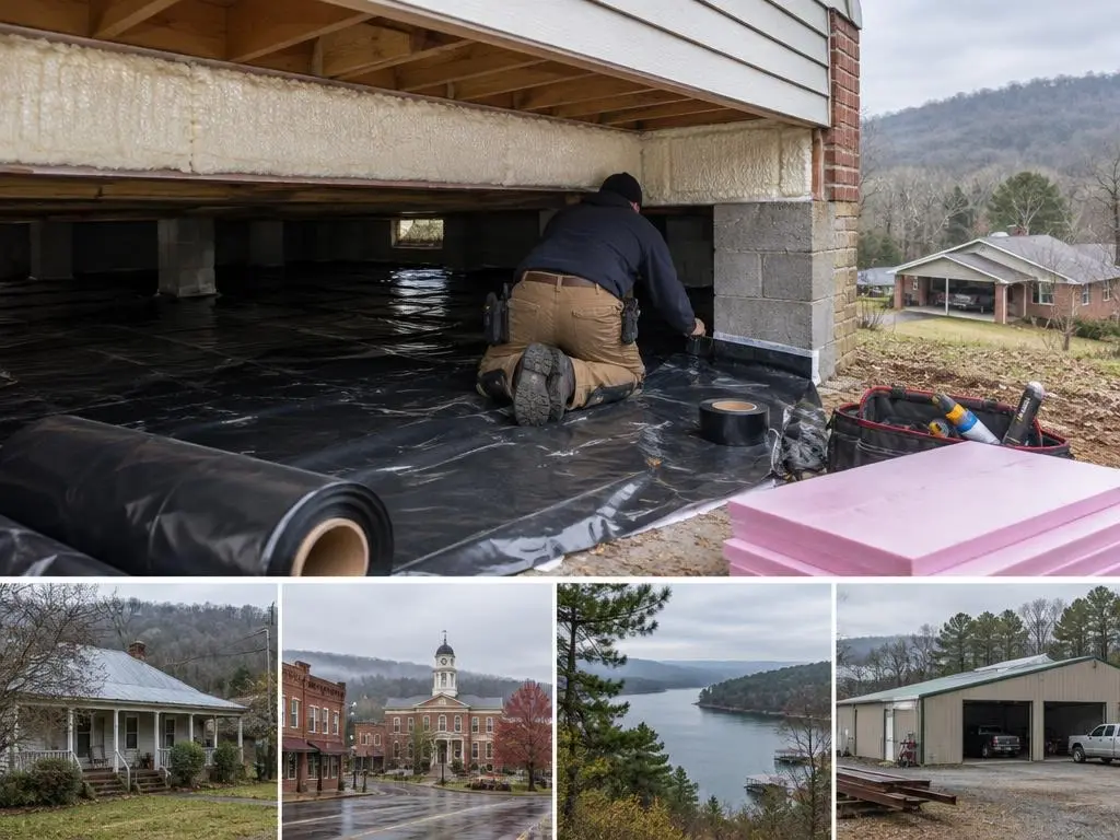 Crawl Space Insulation & Vapor Barriers in Jasper, AL